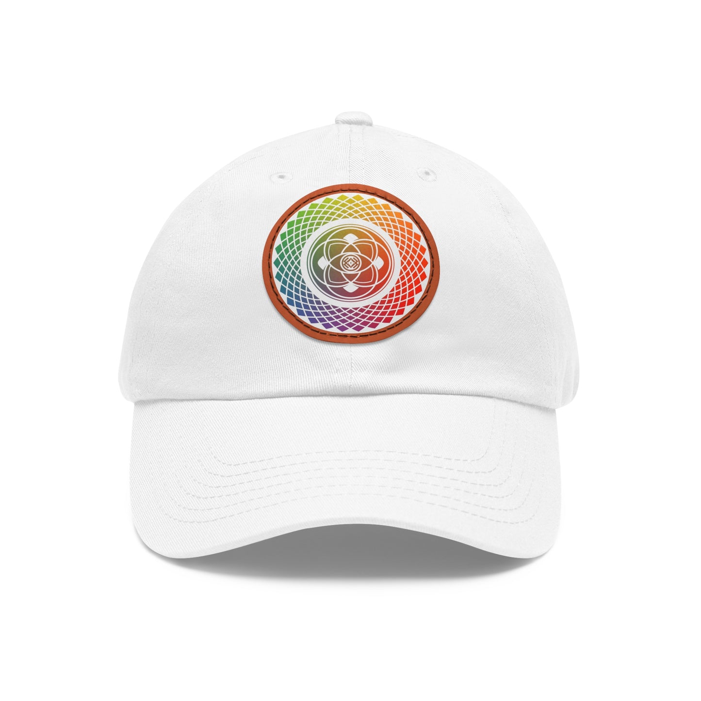 The White Light Collective Hat with Leather Patch (Round)