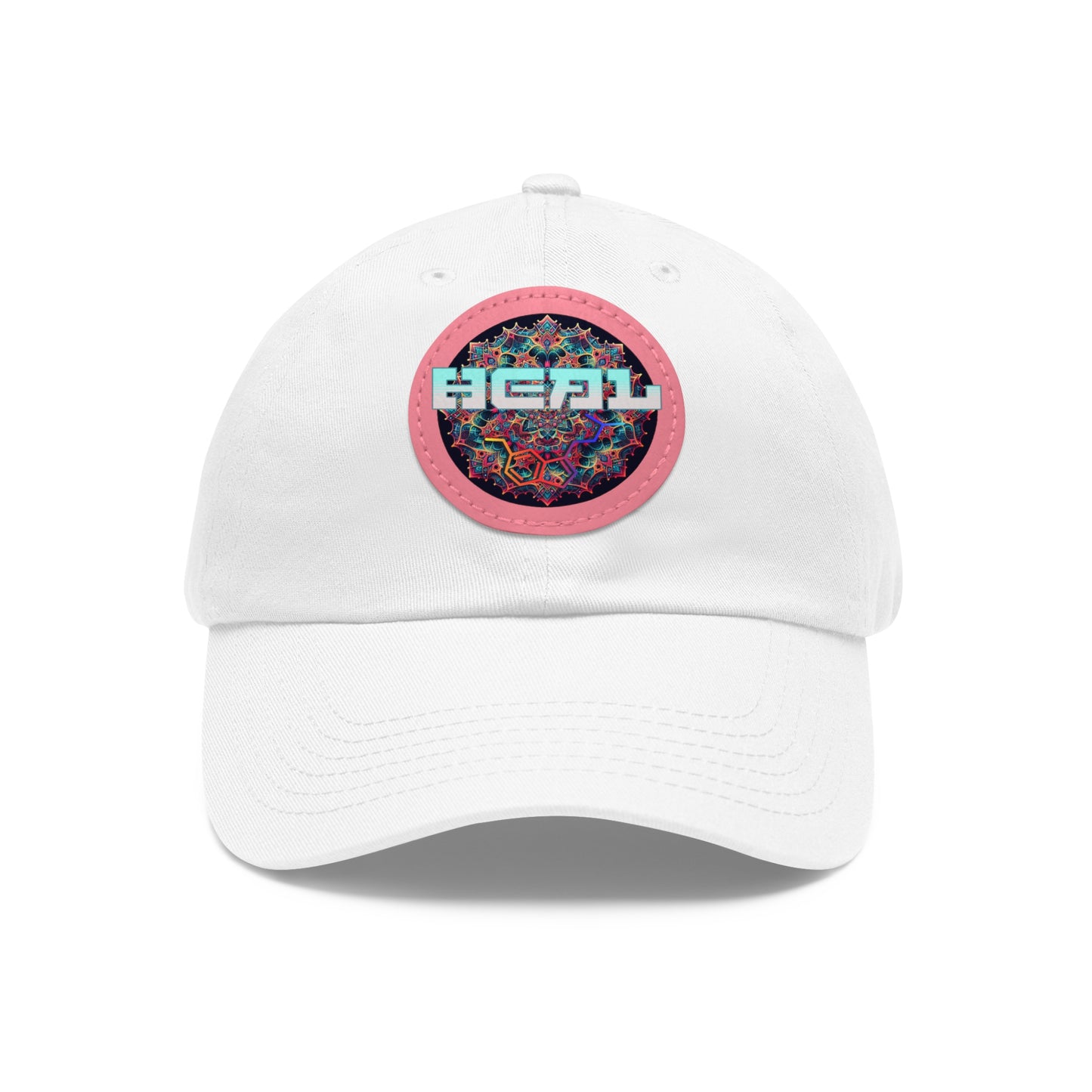 Heal 5 MEO Molecule - Dad Hat with Leather Patch (Round)