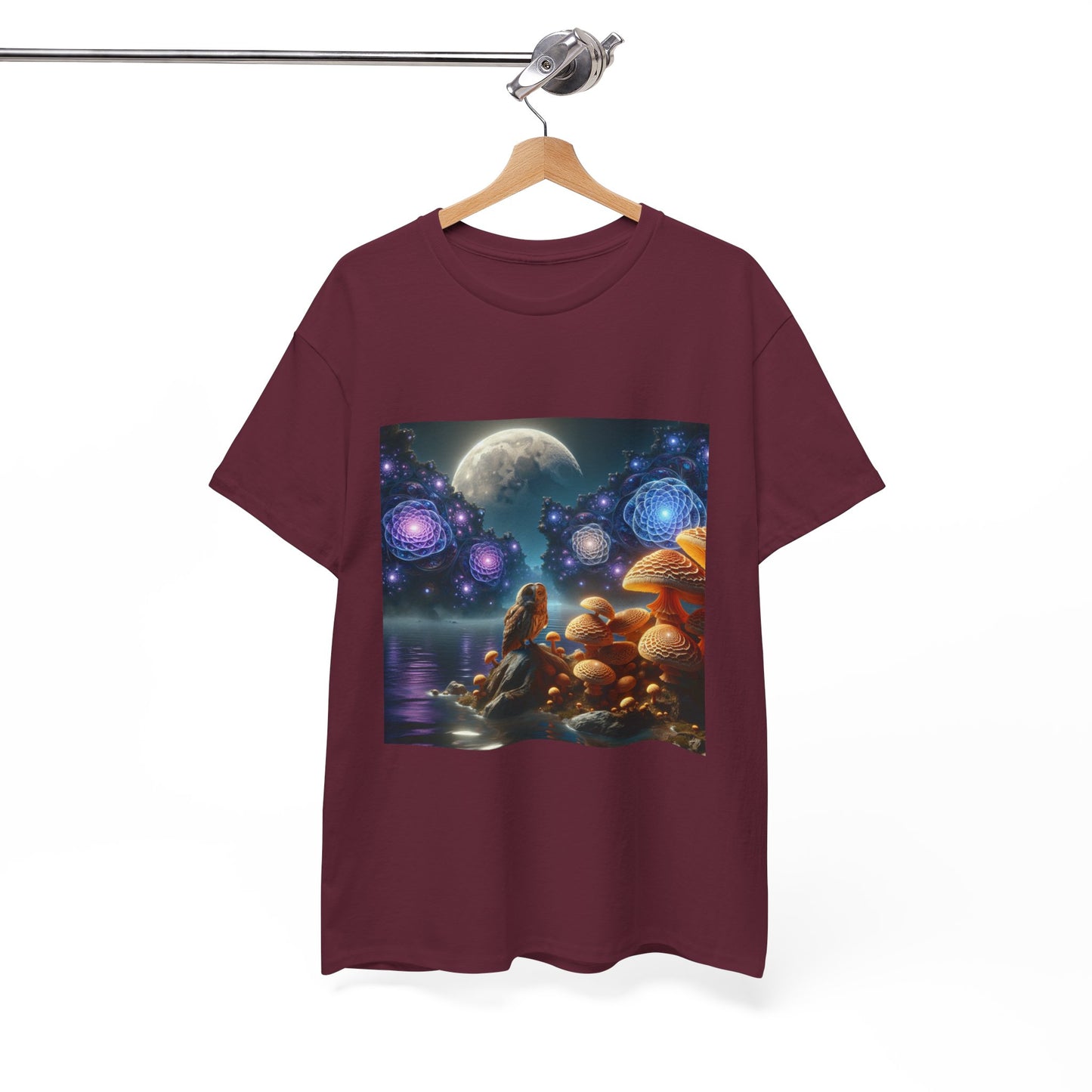 Moonlit Mushrooms / Unisex Heavy Cotton Tee