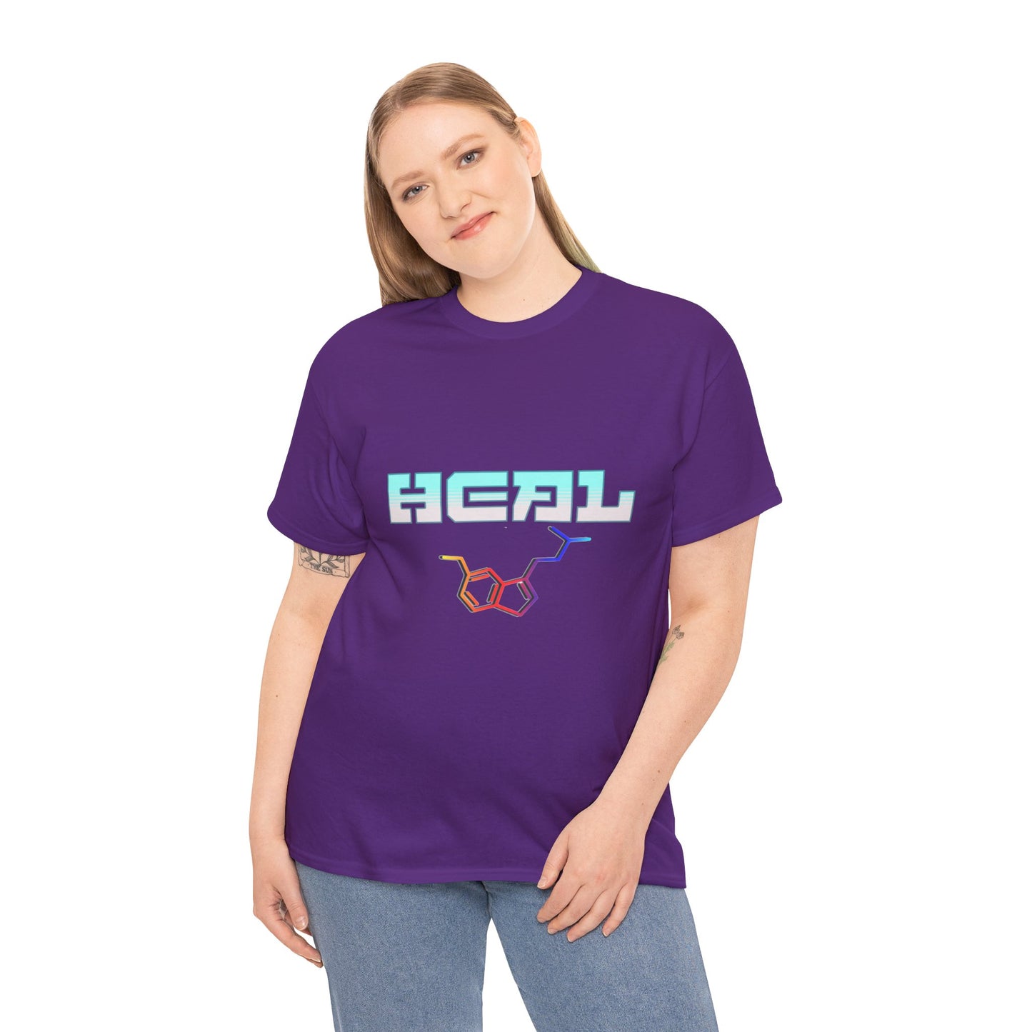 heal 5 meo toad - Unisex Heavy Cotton Tee