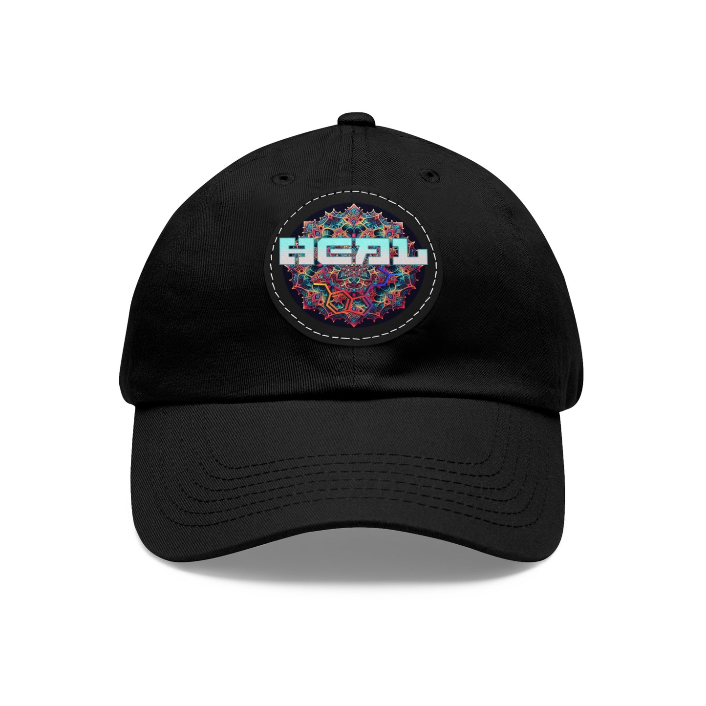 Heal 5 MEO Molecule - Dad Hat with Leather Patch (Round)