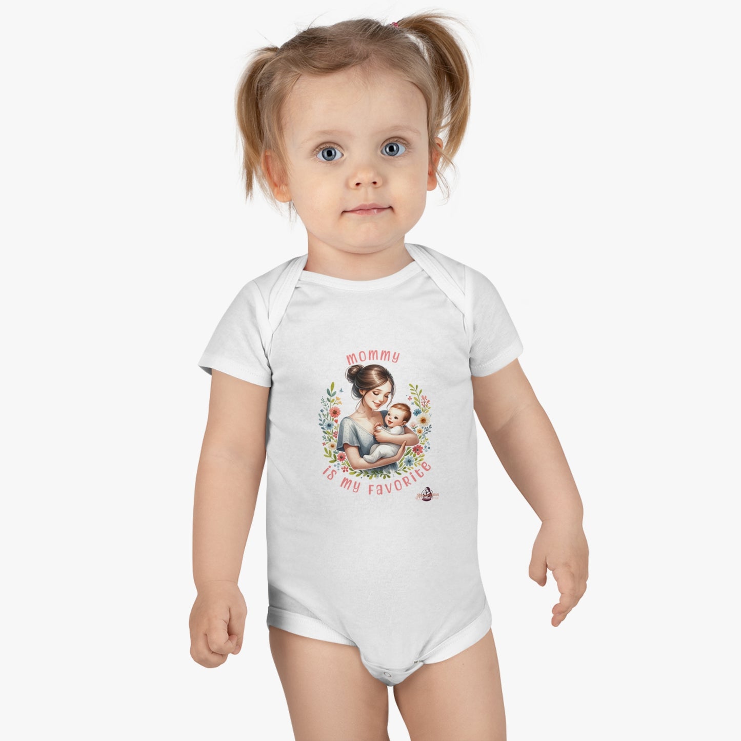 Mommy is my favorite - Onesie® Organic Baby Bodysuit