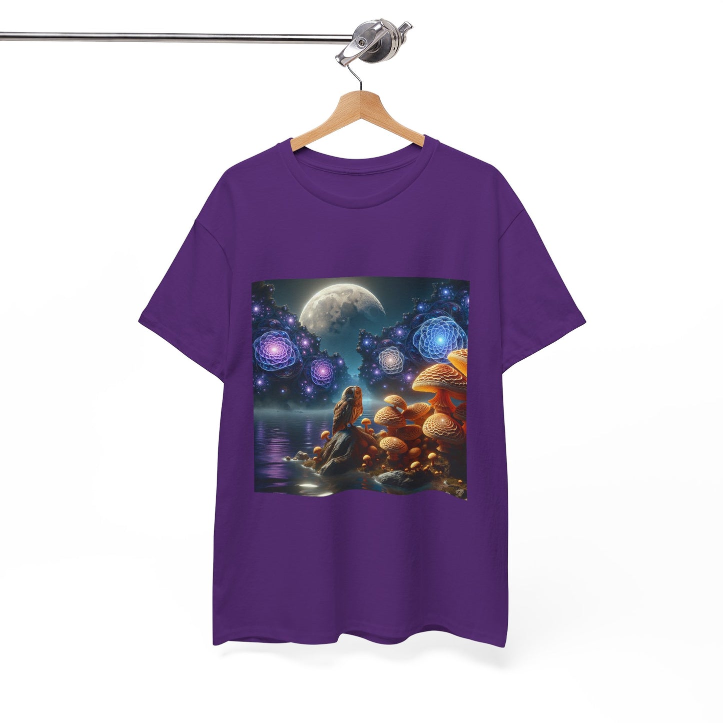 Moonlit Mushrooms / Unisex Heavy Cotton Tee