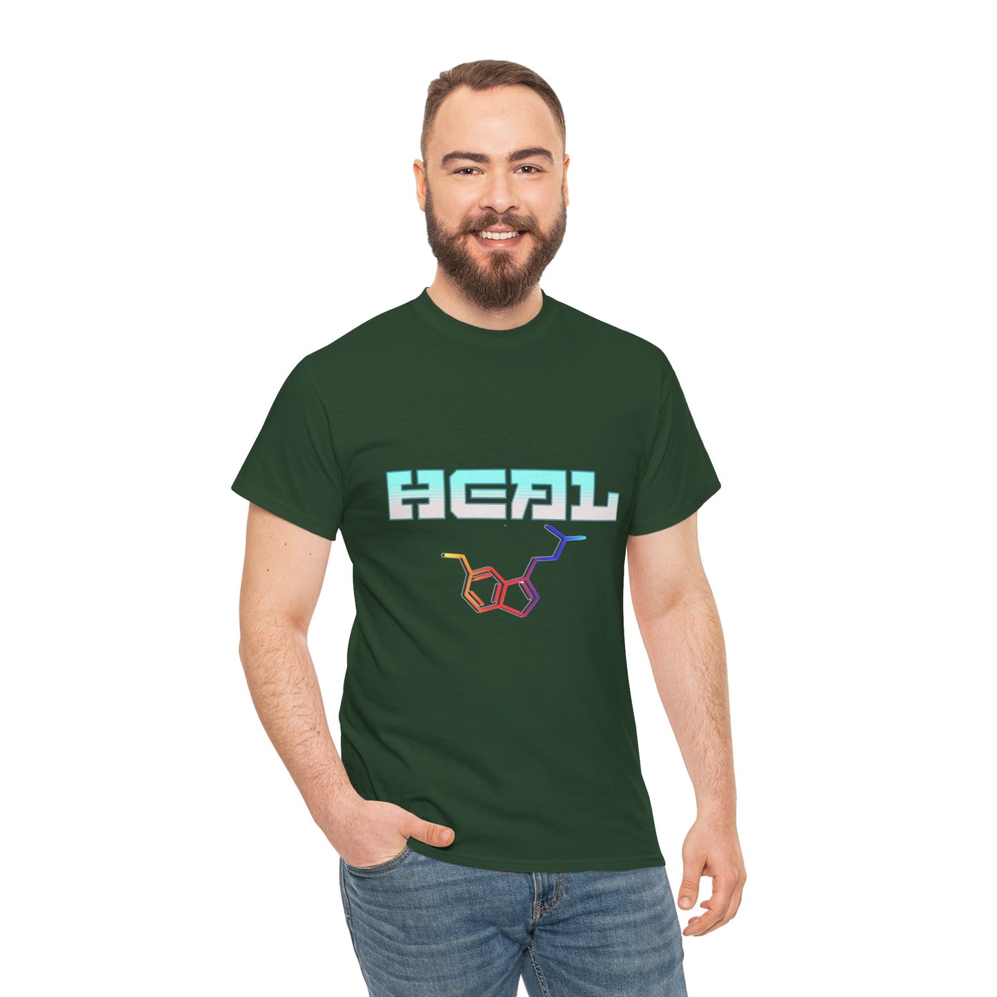 heal 5 meo toad - Unisex Heavy Cotton Tee