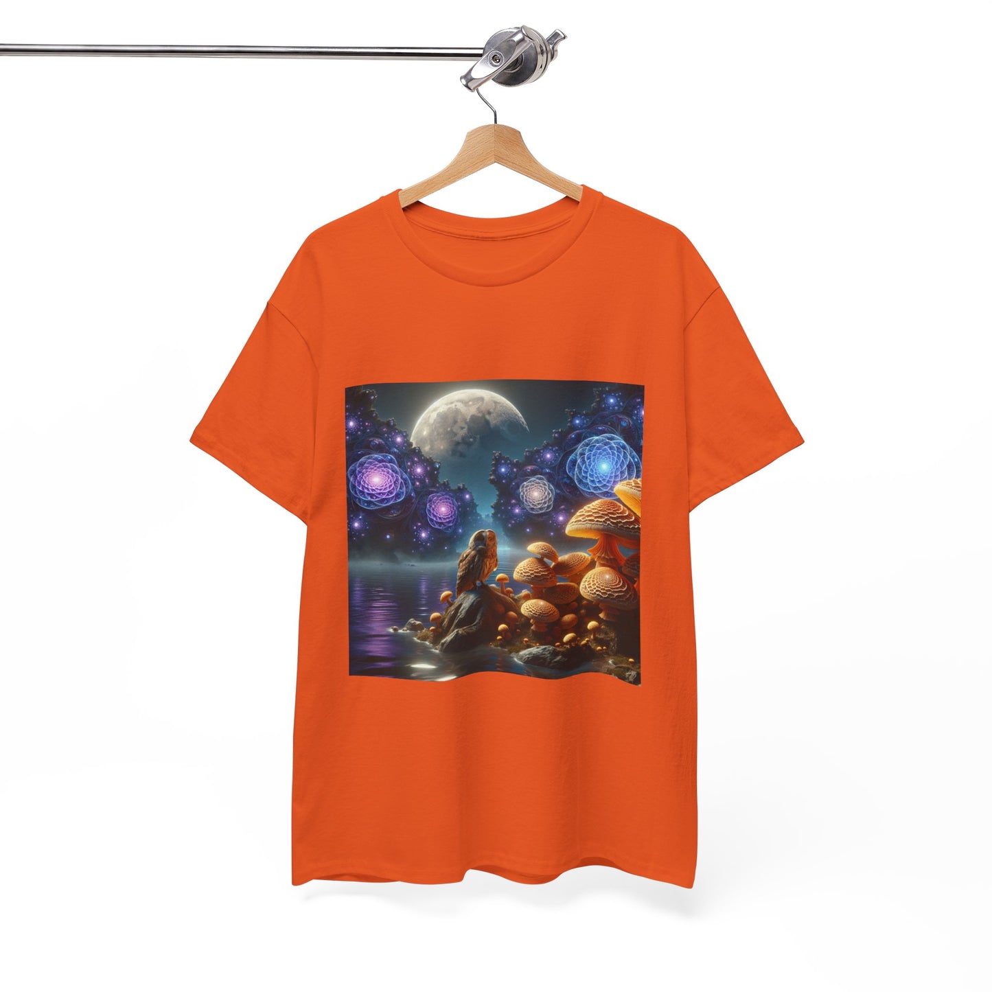 Moonlit Mushrooms / Unisex Heavy Cotton Tee