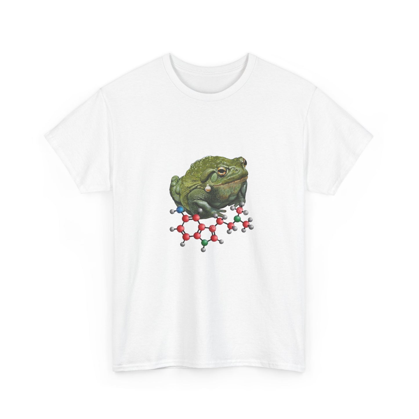 Bufo Toad molecule Unisex Heavy Cotton Tee