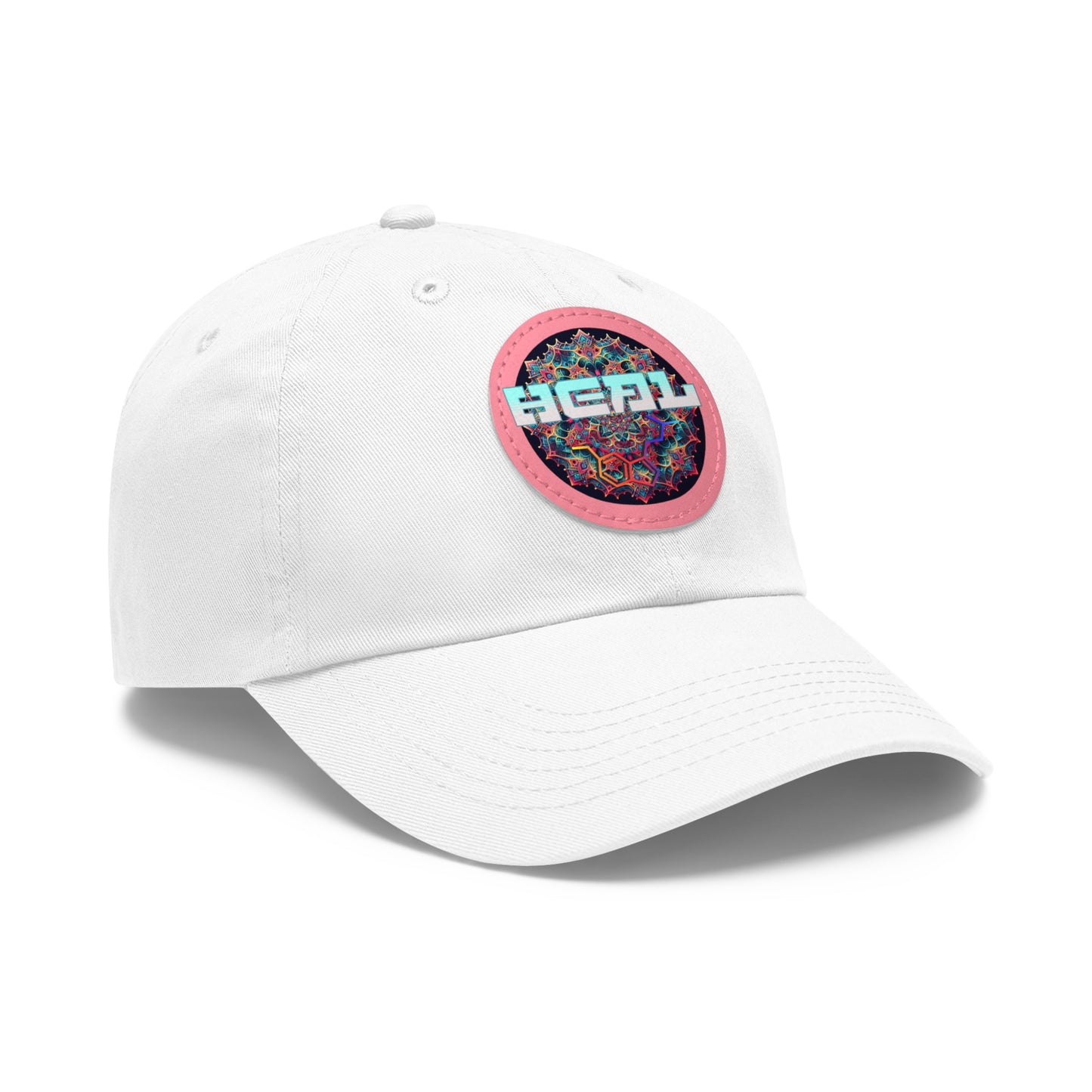 Heal 5 MEO Molecule - Dad Hat with Leather Patch (Round)