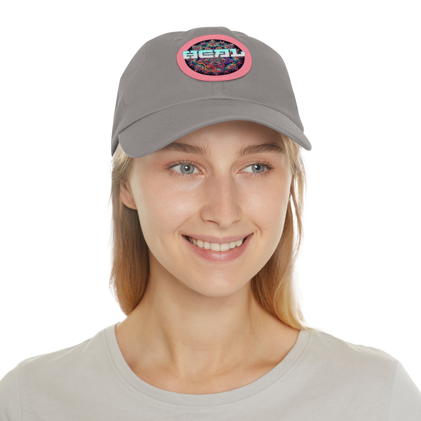 Heal 5 MEO Molecule - Dad Hat with Leather Patch (Round)