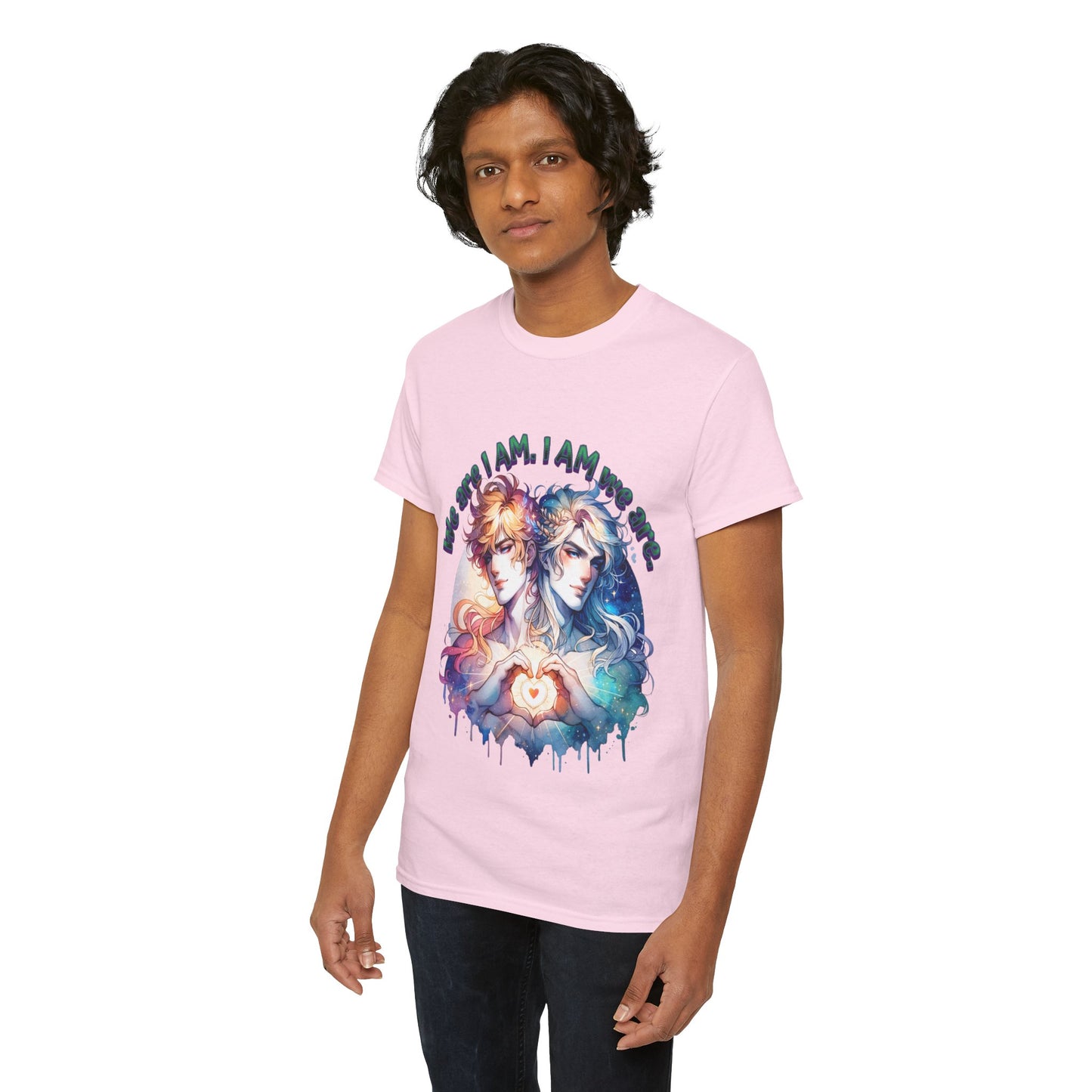 I Am we are - Twins - Unisex Heavy Cotton Tee