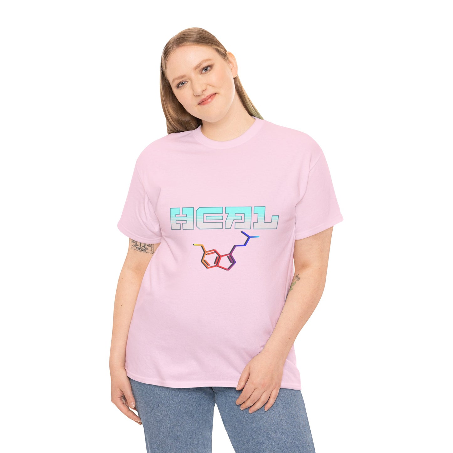 heal 5 meo toad - Unisex Heavy Cotton Tee