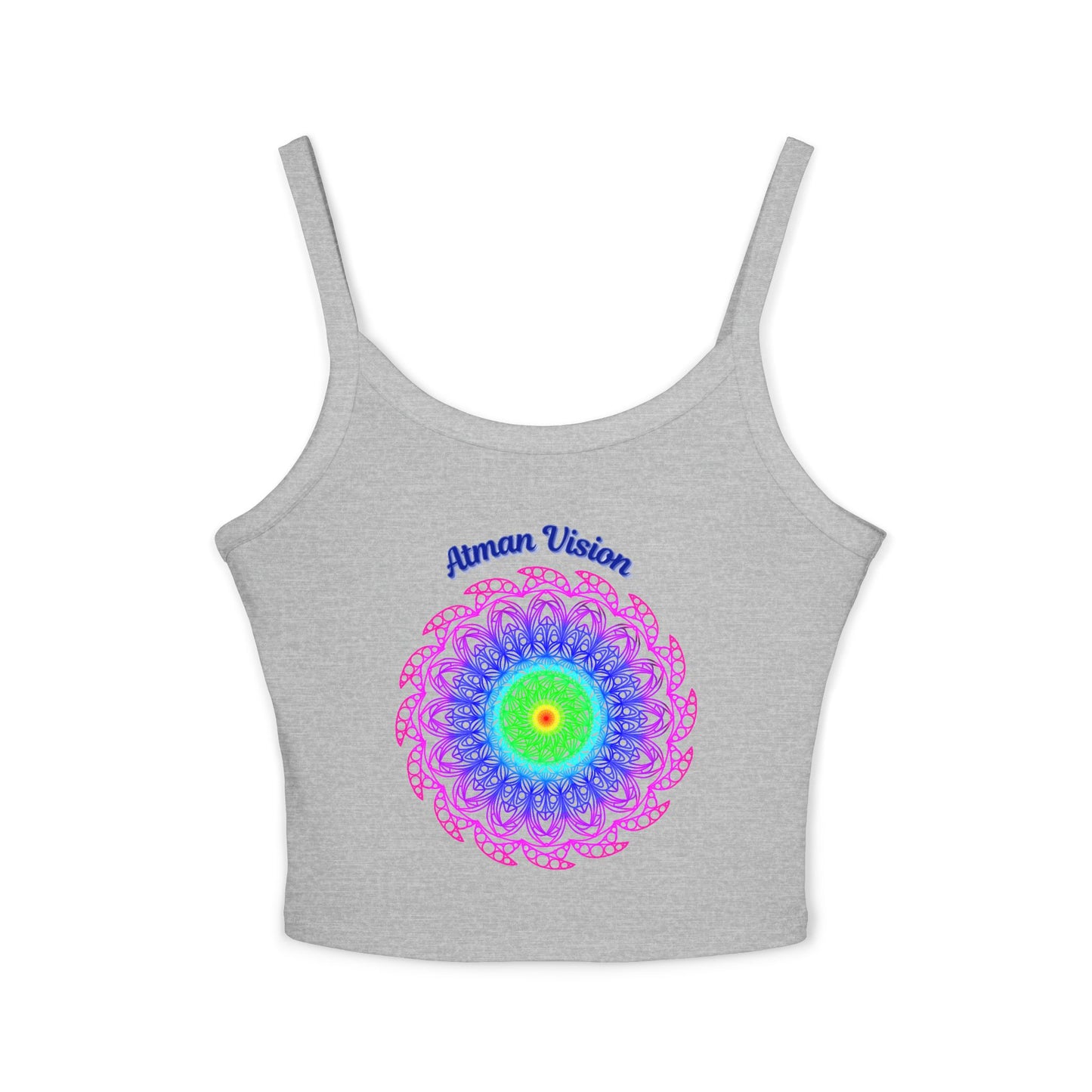 Atman Vision mandala Women's Spaghetti Strap Tank Top