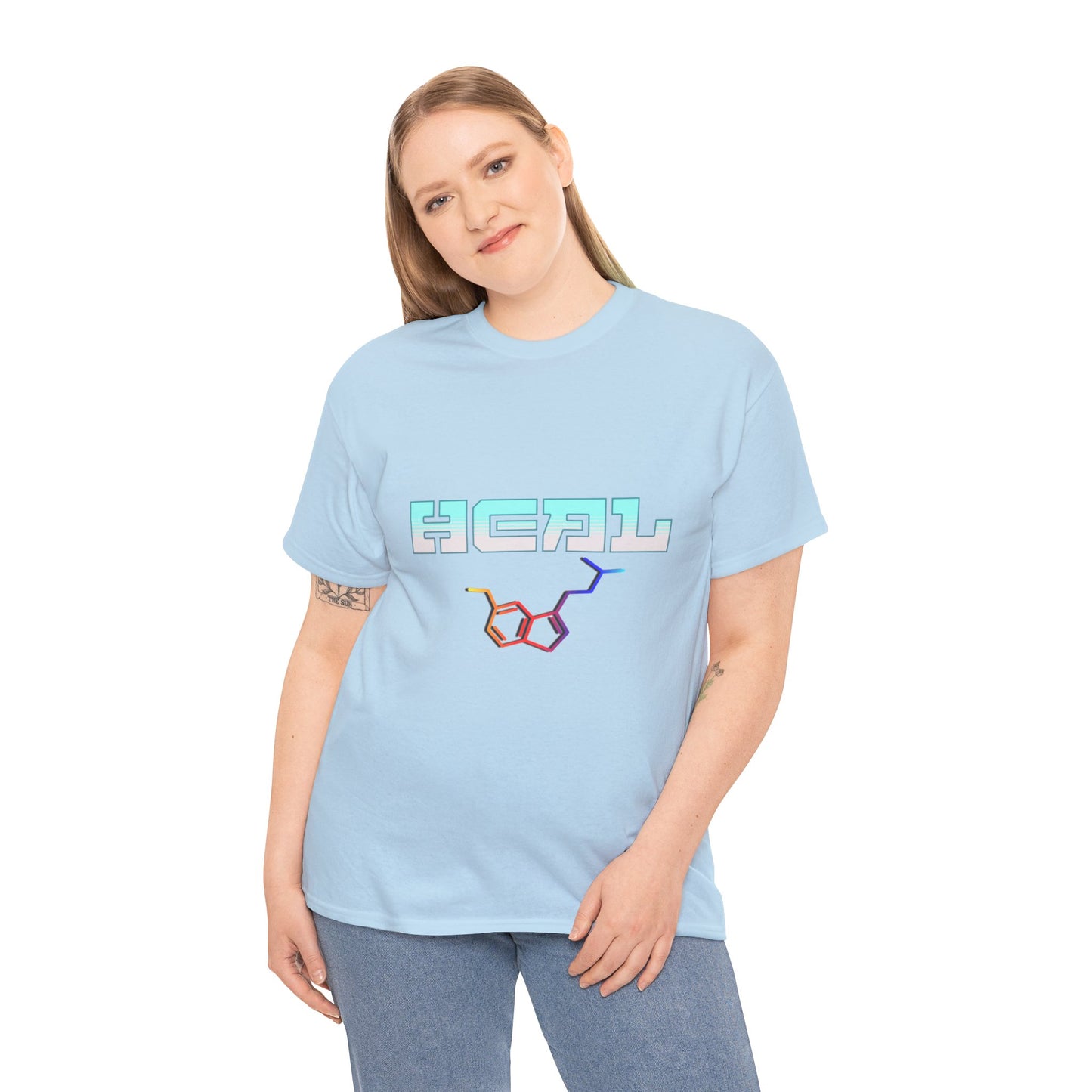 heal 5 meo toad - Unisex Heavy Cotton Tee