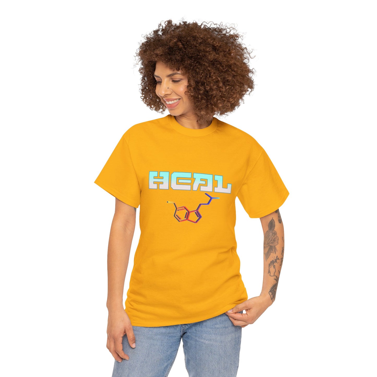 heal 5 meo molecule - Unisex Heavy Cotton Tee