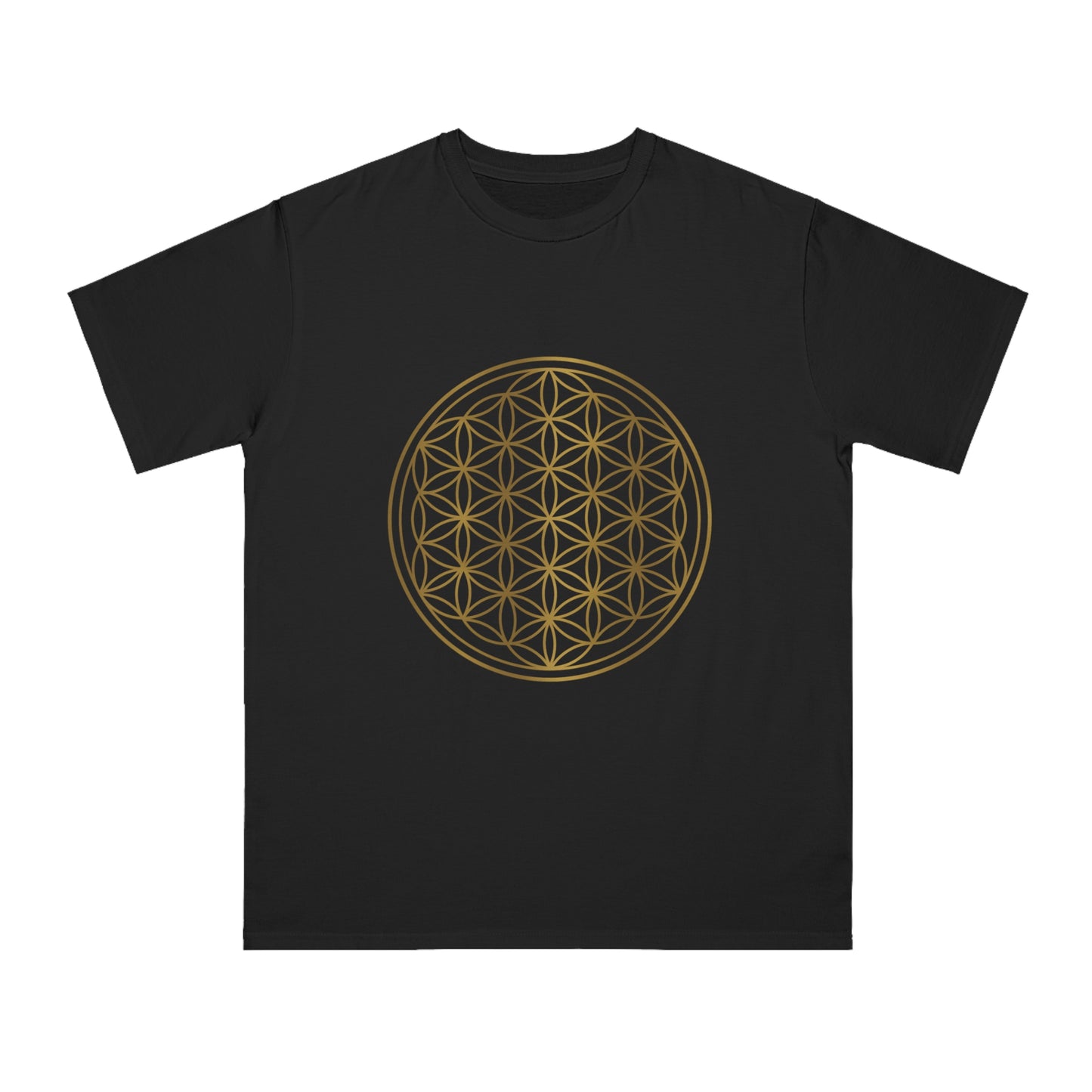 Gold flower of Life Organic Unisex Classic T-Shirt