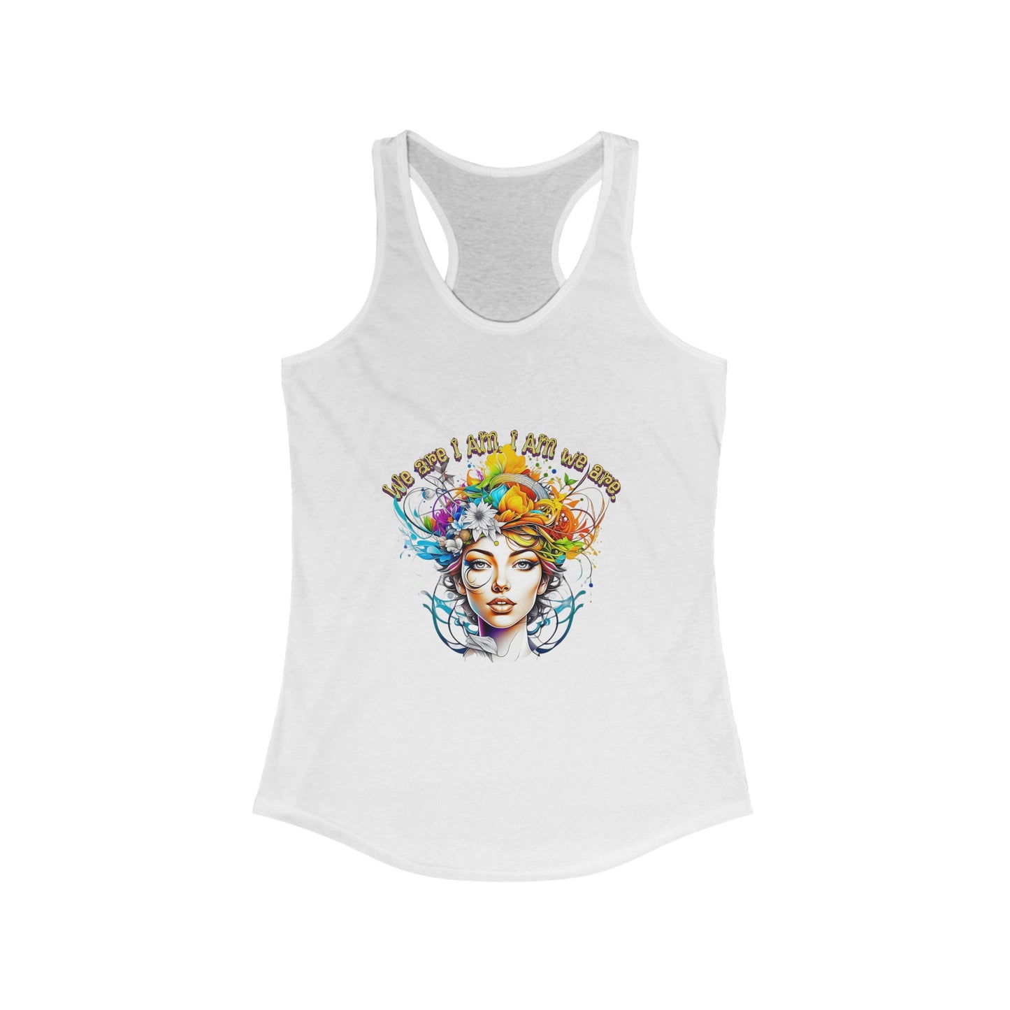 We are I AM - Women's Ideal Racerback Tank