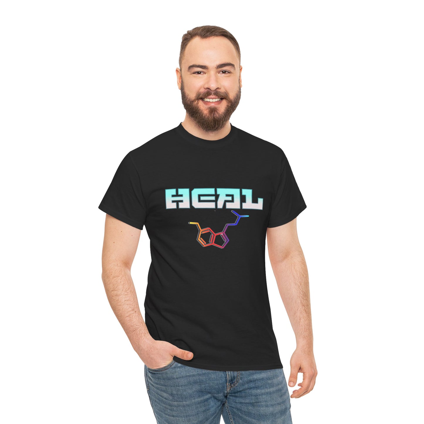 heal 5 meo molecule - Unisex Heavy Cotton Tee