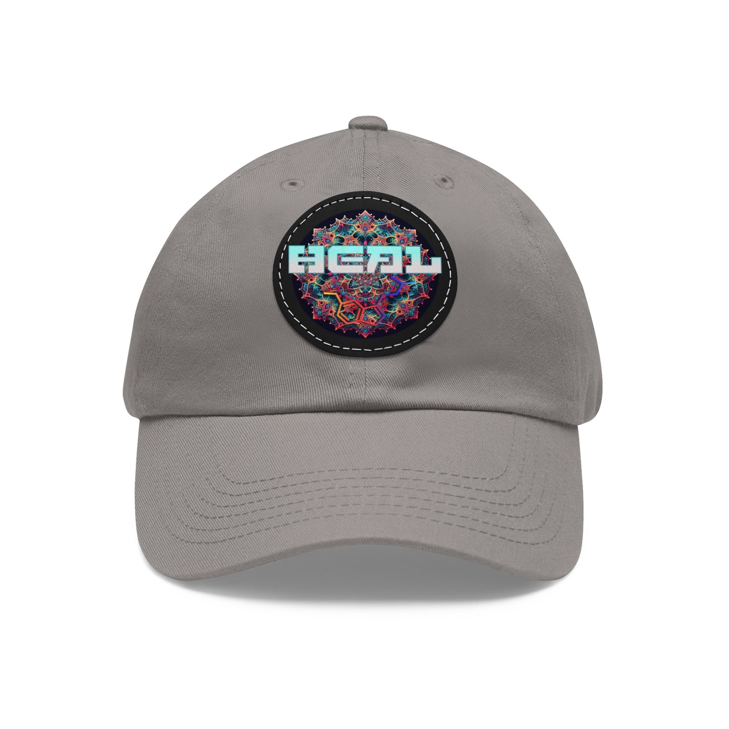 Heal 5 MEO Molecule - Dad Hat with Leather Patch (Round)