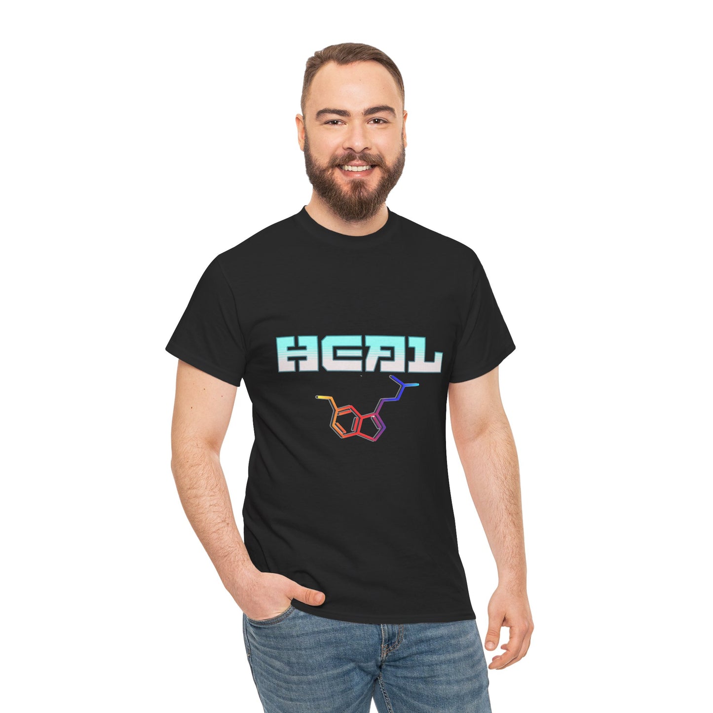 heal 5 meo toad - Unisex Heavy Cotton Tee