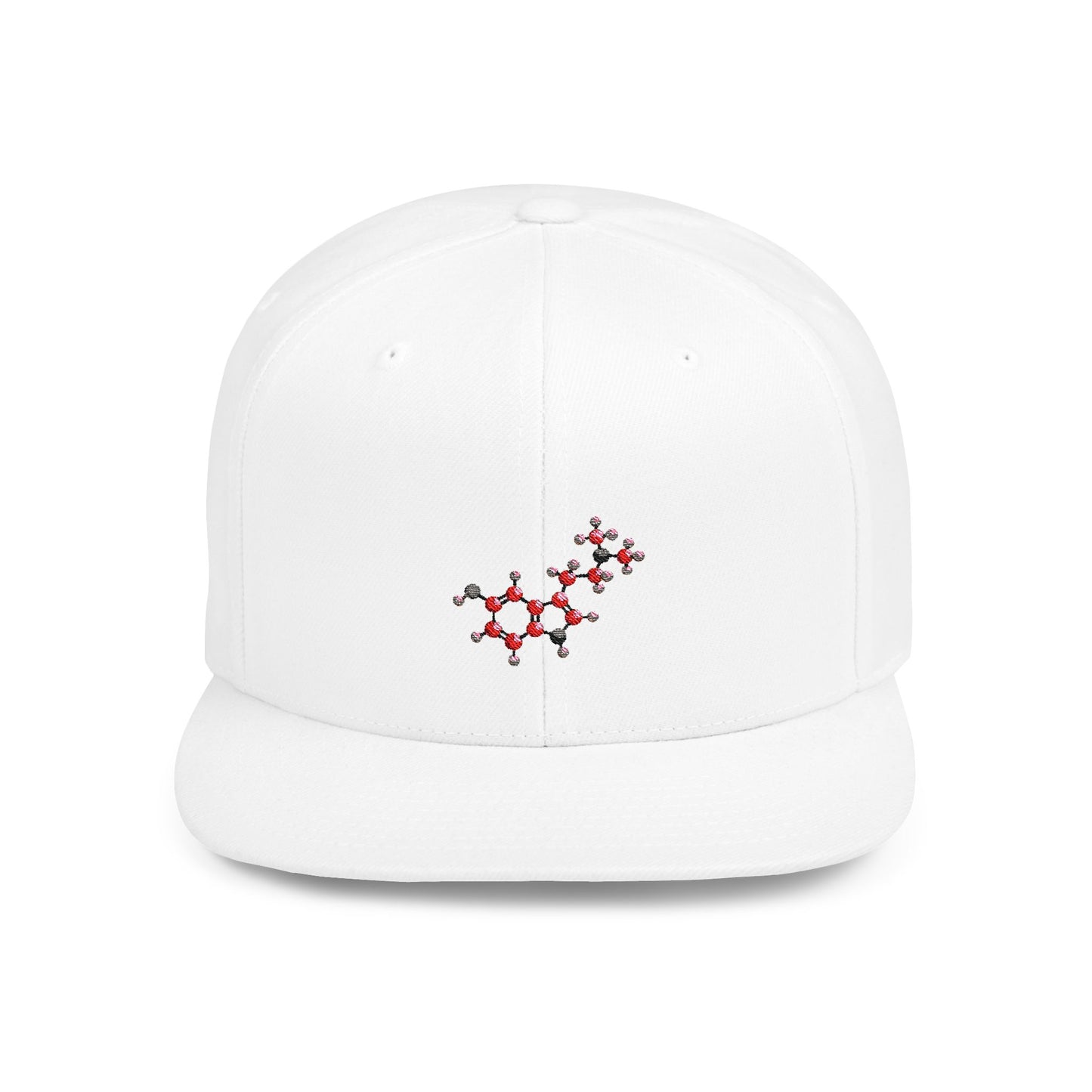 5-meo molecule Flat Bill Snapback