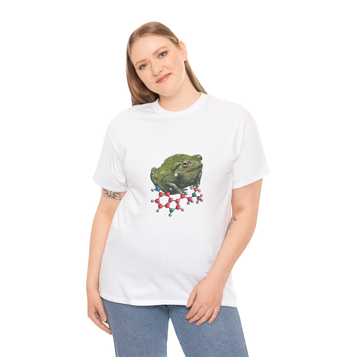 Bufo Toad molecule Unisex Heavy Cotton Tee