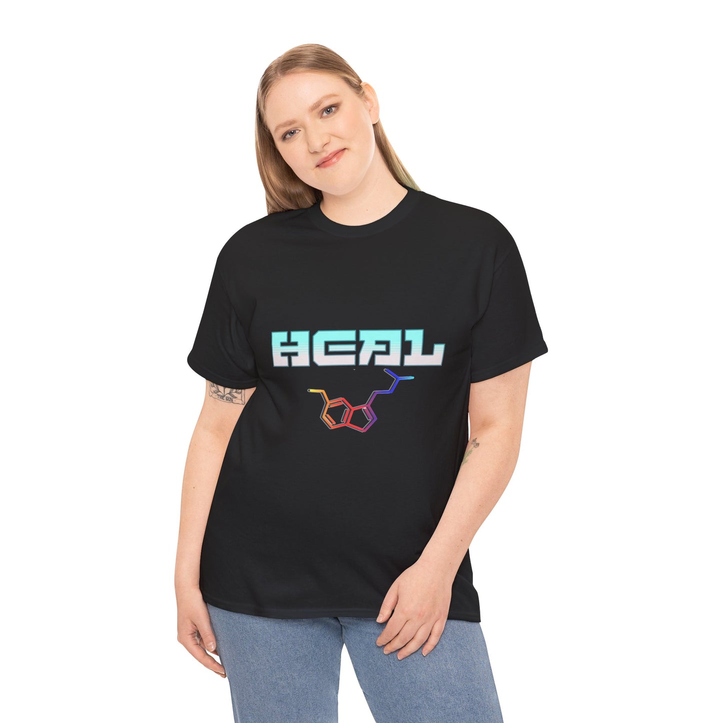 heal 5 meo toad - Unisex Heavy Cotton Tee