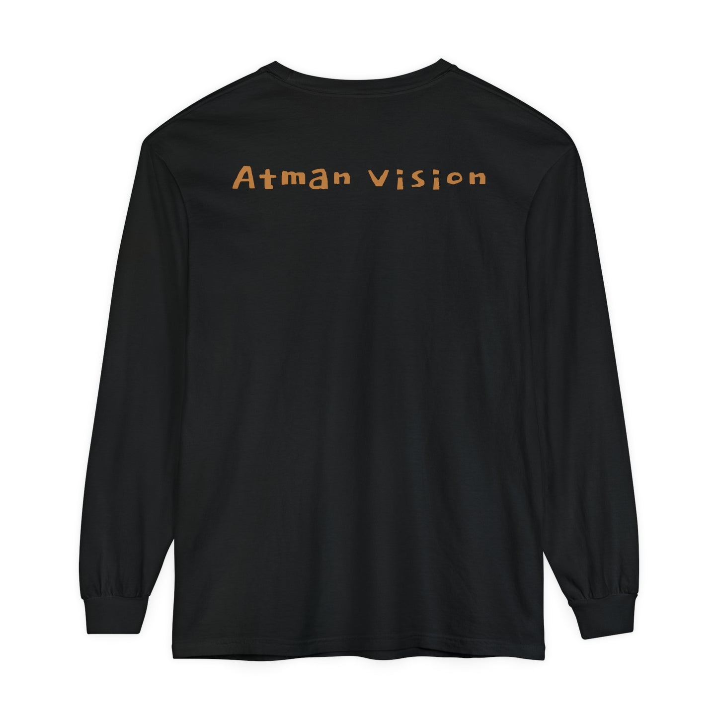 Atman Vision flower of Life elephant Unisex Garment-dyed Long Sleeve T-Shirt