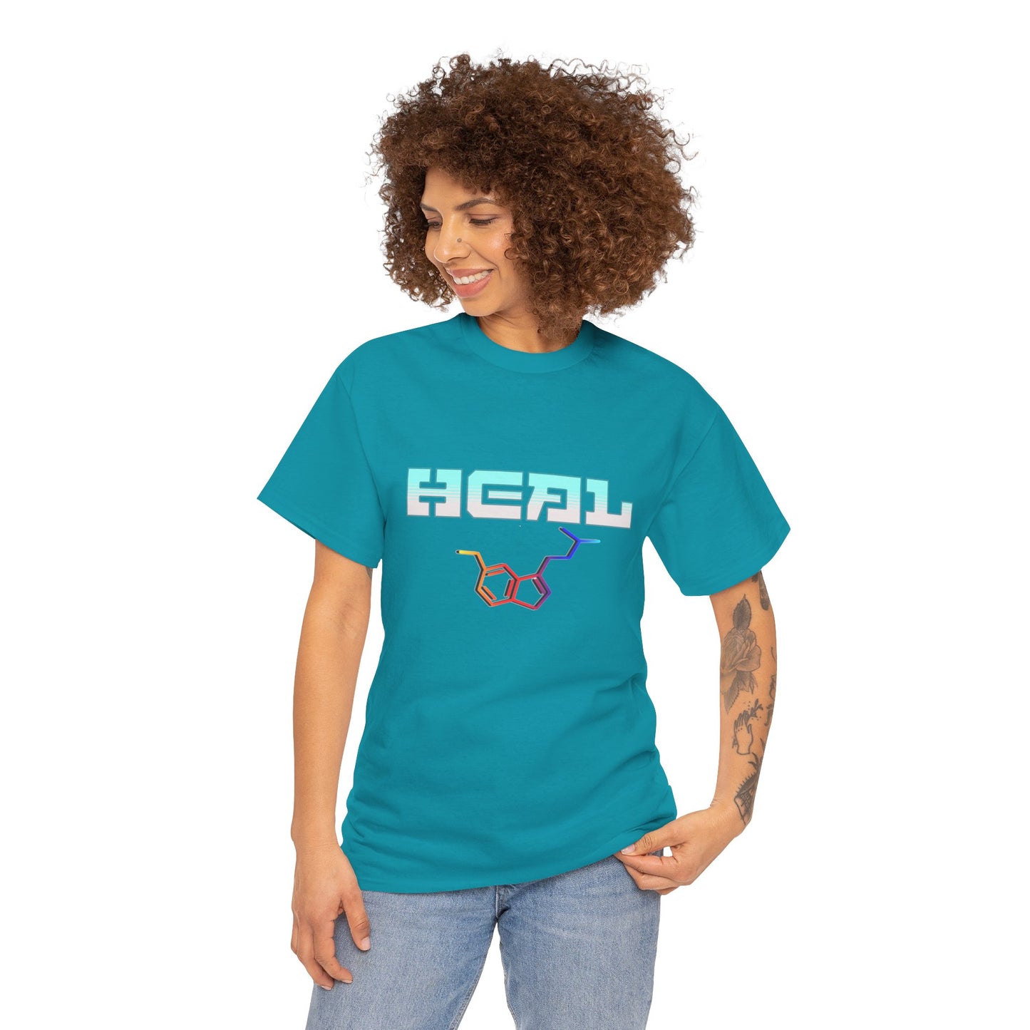 heal 5 meo molecule - Unisex Heavy Cotton Tee