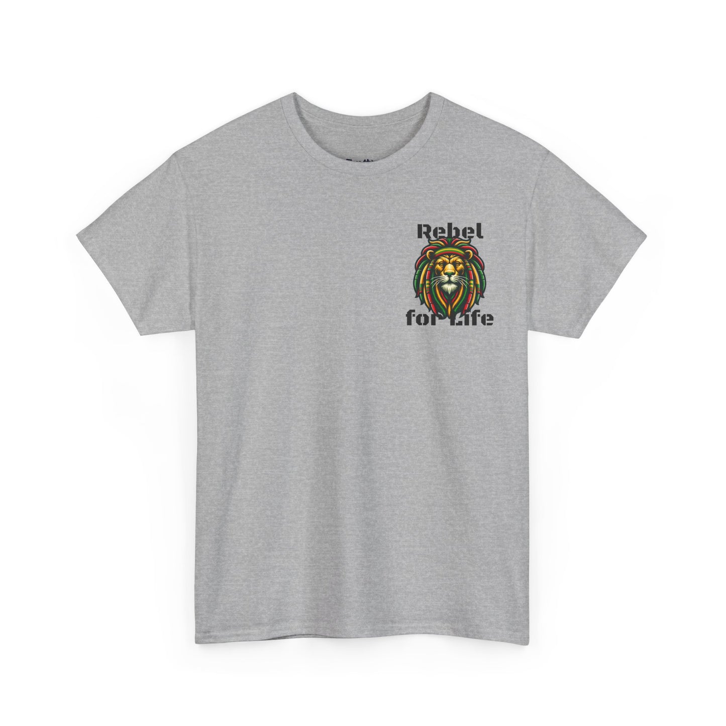 Rebel for Life - logo - Unisex Heavy Cotton Tee