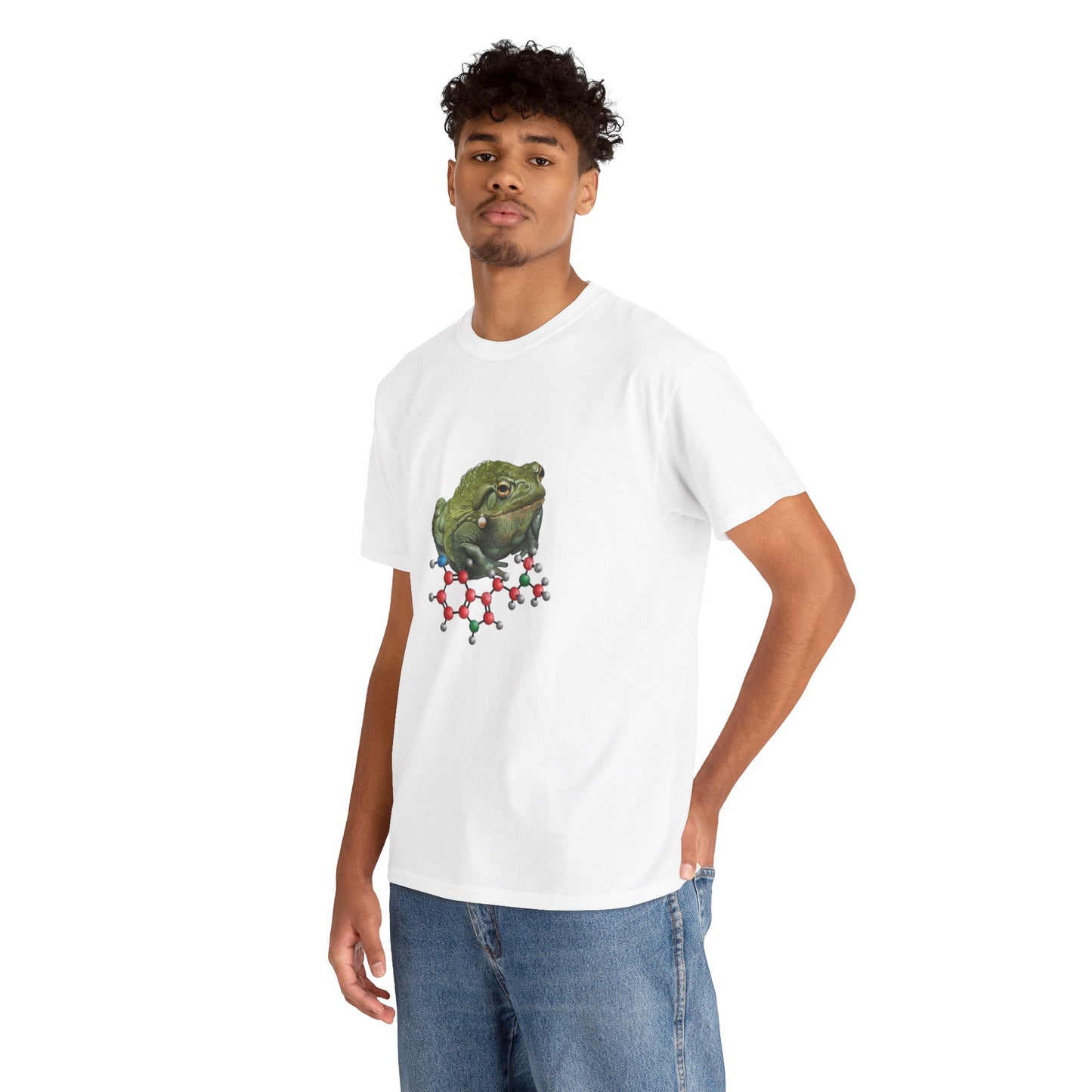 Bufo Toad molecule Unisex Heavy Cotton Tee