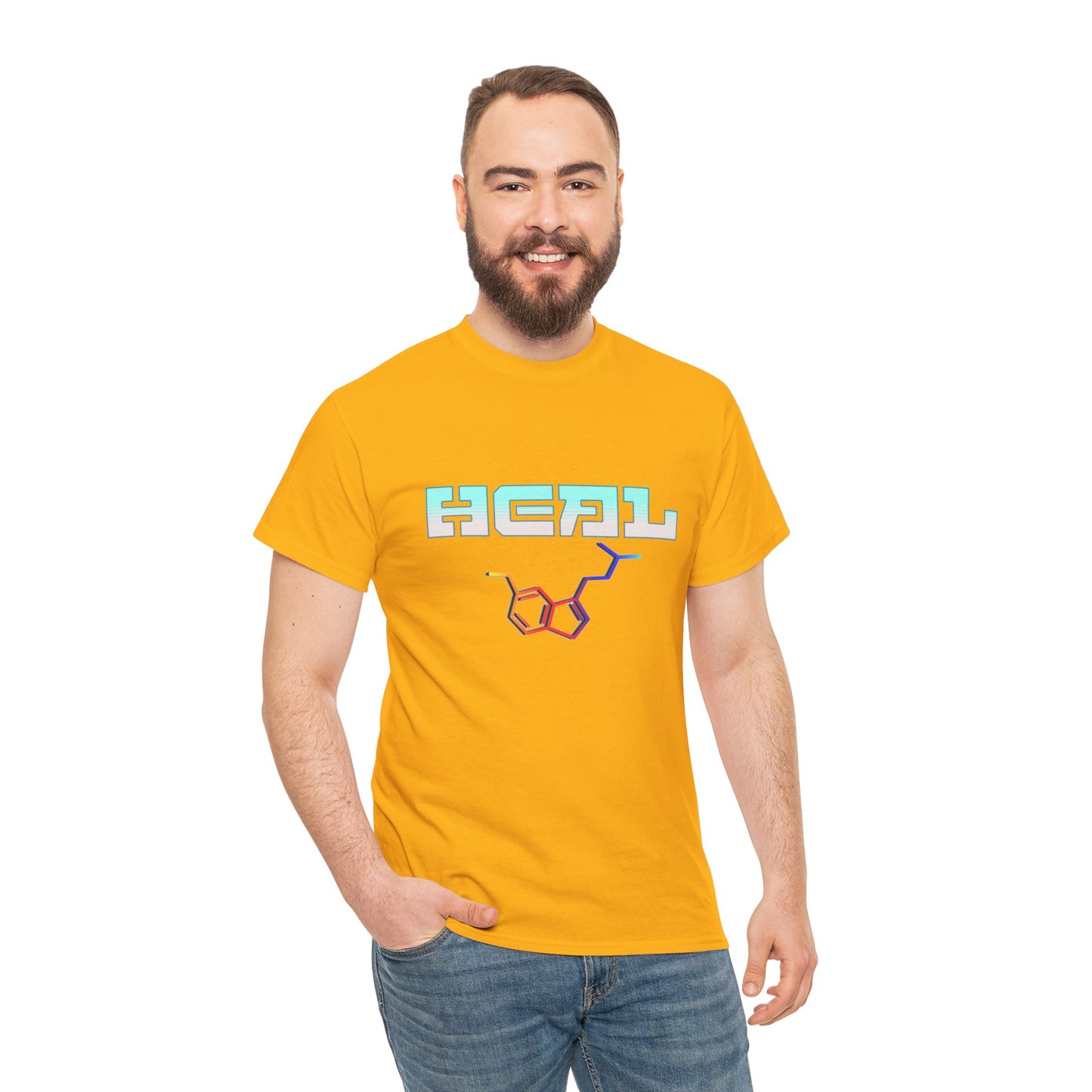 heal 5 meo molecule - Unisex Heavy Cotton Tee