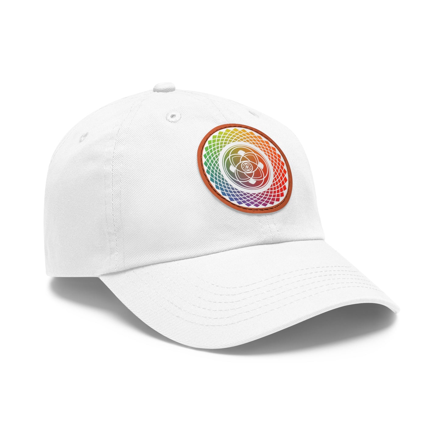 The White Light Collective Hat with Leather Patch (Round)