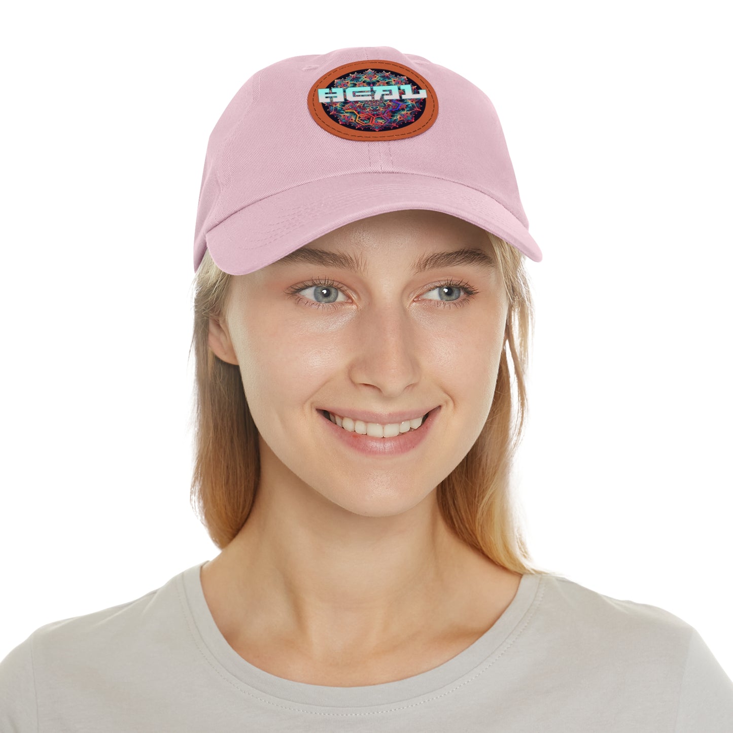 Heal 5 MEO Molecule - Dad Hat with Leather Patch (Round)